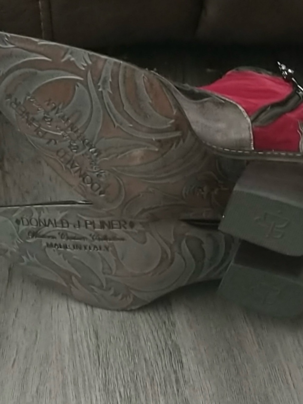 Donald Pliner Western Couture Boots - Picture 4 of 6